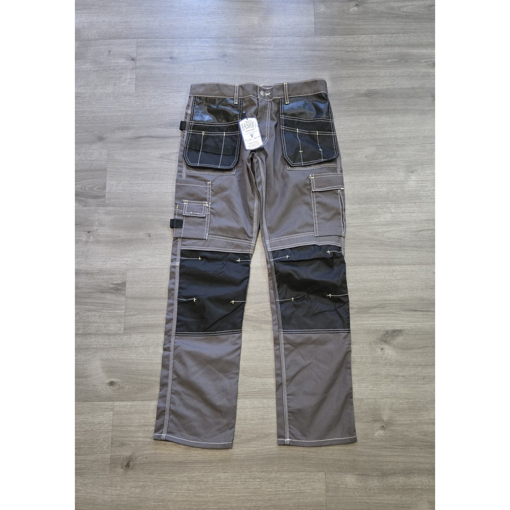 Utility Carpenter Cargo Work Pants Construction Heavy-Duty Work Trousers 34x34